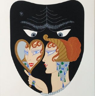 7 Deadly Sins Suite of 7 1980 Limited Edition Print - Erte 7 Deadly Sins Suite of 7 1980 Limited Edition Print - Erte
