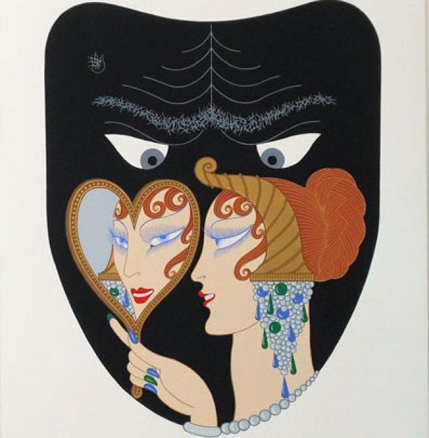 7 Deadly Sins - Framed Suite of 7 1980 Limited Edition Print by  Erte