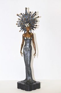 Starstruck Bronze Sculpture 1988 22 in Sculpture - Erte Starstruck Bronze Sculpture 1988 22 in Sculpture - Erte