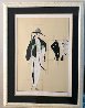 Haute Couture High Dress 1987  - Huge Limited Edition Print by  Erte - 1