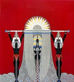Egyptian AP 1986 Limited Edition Print - Erte Egyptian AP 1986 Limited Edition Print - Erte