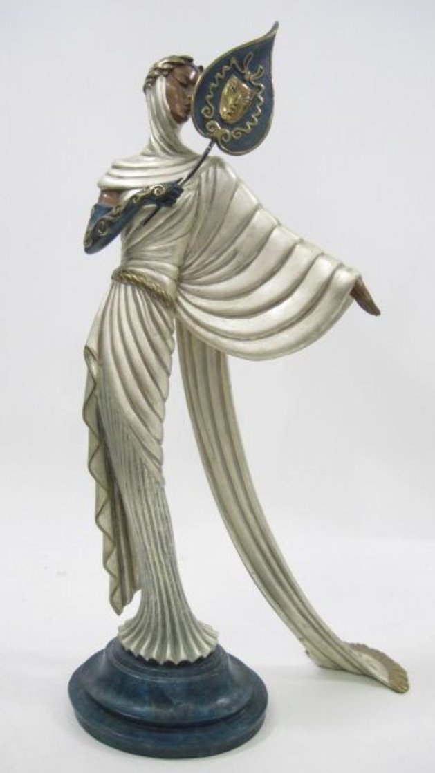 Tanagra Bronze Sculpture 1988 21 in Sculpture by Erte Tanagra Bronze Sculpture 1988 21 in Sculpture by Erte
