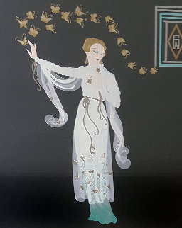 Fedora 1985 Limited Edition Print - Erte Fedora 1985 Limited Edition Print - Erte