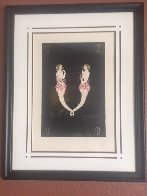 Letter V 1976 Limited Edition Print by Erte - 2 Letter V 1976 Limited Edition Print by Erte - 2