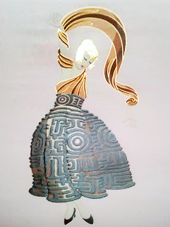 Flamenco 1987 Limited Edition Print - Erte Flamenco 1987 Limited Edition Print - Erte