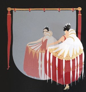 Mirror 1985 Limited Edition Print - Erte Mirror 1985 Limited Edition Print - Erte
