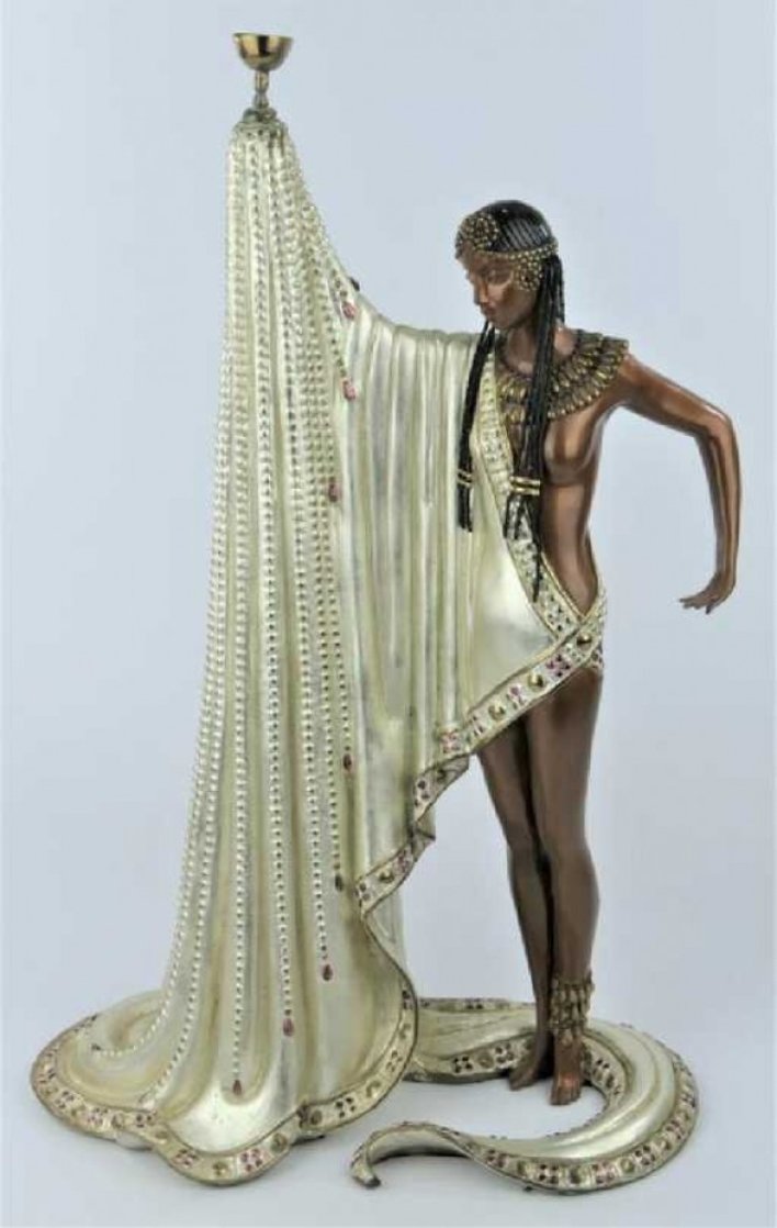 Slave Bronze Sculpture 1988 19 in Sculpture by Erte Slave Bronze Sculpture 1988 19 in Sculpture by Erte