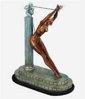 Prisoner of Love (letter K) Bronze Sculpture 1983 18 in Sculpture by Erte - 1 Prisoner of Love (letter K) Bronze Sculpture 1983 18 in Sculpture by Erte - 1