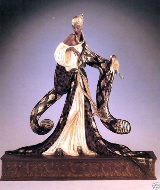Rigoletto Bronze Sculpture  1988 19 in Sculpture by  Erte