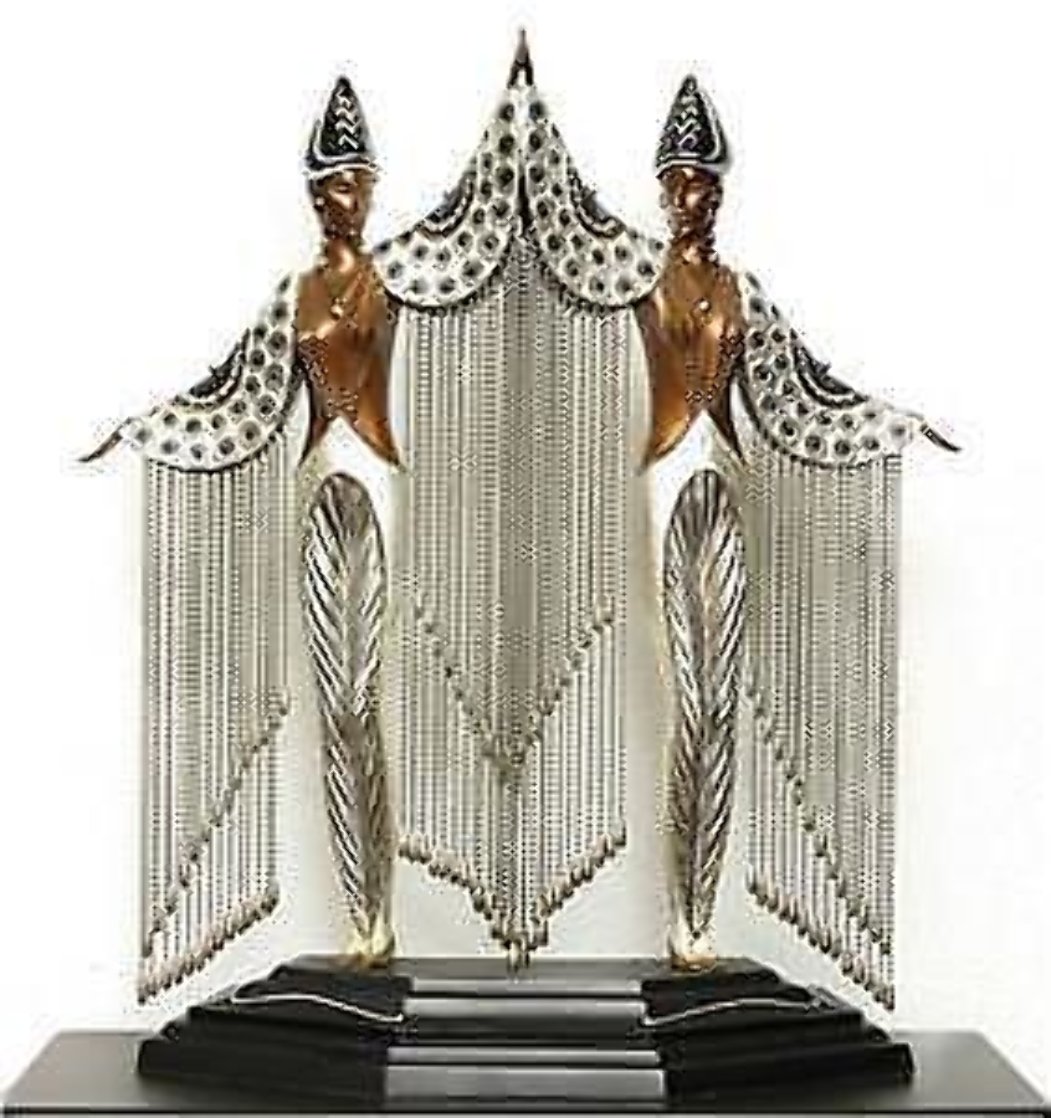 Les Bijoux De Perles Bronze Sculpture 1991 18 in Sculpture by Erte Les Bijoux De Perles Bronze Sculpture 1991 18 in Sculpture by Erte