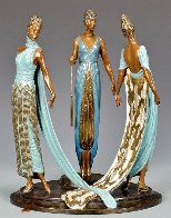 Three Graces Bronze Sculpture 1987 16 in Sculpture by Erte - 0 Three Graces Bronze Sculpture 1987 16 in Sculpture by Erte - 0