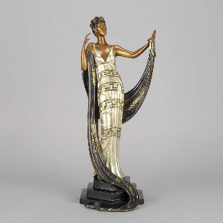 La Coquette Bronze Sculpture 1986 19 in Sculpture - Erte La Coquette Bronze Sculpture 1986 19 in Sculpture - Erte