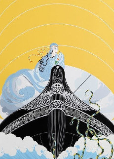 Surprises of the Sea 1982 Limited Edition Print - Erte Surprises of the Sea 1982 Limited Edition Print - Erte