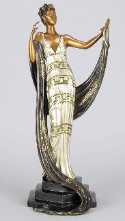 La Coquette Bronze Sculpture 1986 19 in Sculpture - Erte La Coquette Bronze Sculpture 1986 19 in Sculpture - Erte
