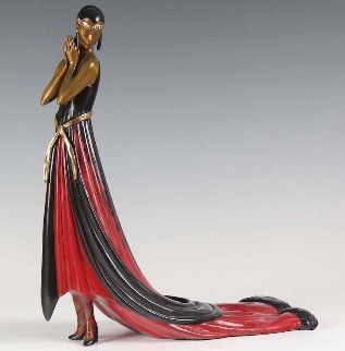 Splendor Bronze Sculpture 1982 14 in Sculpture - Erte Splendor Bronze Sculpture 1982 14 in Sculpture - Erte