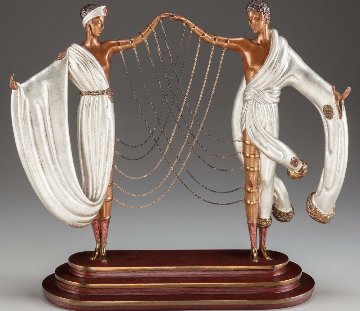 Wedding Bronze Sculpture 1986 17 in Sculpture - Erte Wedding Bronze Sculpture 1986 17 in Sculpture - Erte