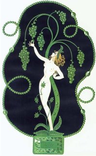 Precious Stones Suite of 6 1969 (Complete Suite) Limited Edition Print - Erte Precious Stones Suite of 6 1969 (Complete Suite) Limited Edition Print - Erte
