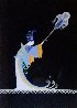 Fan Bearer Original from Aladdin, Folies Bergere 1927 Original Painting by  Erte - 0
