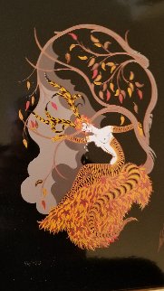 Four Seasons Suite- Summer, Winter, Spring, Fall on porcelain Limited Edition Print - Erte Four Seasons Suite- Summer, Winter, Spring, Fall on porcelain Limited Edition Print - Erte