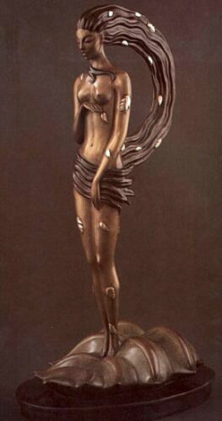 Autumn Bronze Sculpture 1980 15 in Sculpture -  Erte