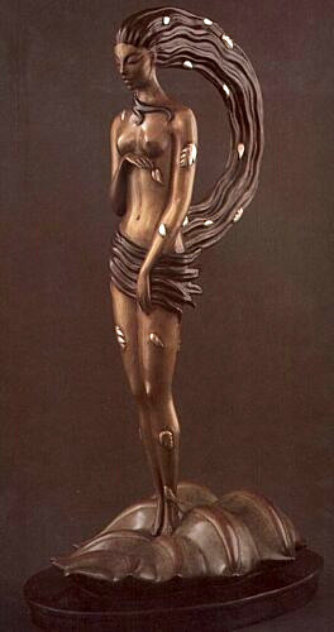 Autumn Bronze Sculpture 1980 15 in Sculpture by  Erte