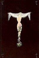 Alphabet: Letter T 1976 Limited Edition Print by Erte - 0 Alphabet: Letter T 1976 Limited Edition Print by Erte - 0
