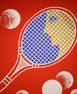 Tennis 1974 AP Limited Edition Print - Erte Tennis 1974 AP Limited Edition Print - Erte