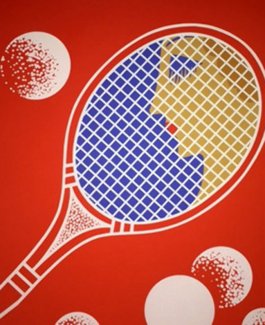 Tennis 1974 AP Limited Edition Print -  Erte