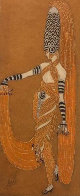 Scheherazade - 8 La Nuit Winter Garden, NY 1924 17x15 Original Painting by Erte - 1 Scheherazade - 8 La Nuit Winter Garden, NY 1924 17x15 Original Painting by Erte - 1
