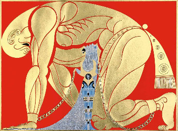 Samson And Delilah 1982 Limited Edition Print - Erte Samson And Delilah 1982 Limited Edition Print - Erte