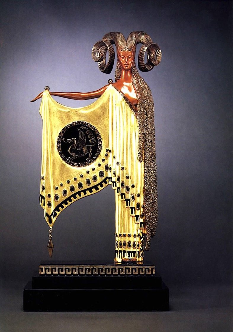 Golden Fleece Bronze Sculpture Sculpture by Erte Golden Fleece Bronze Sculpture Sculpture by Erte