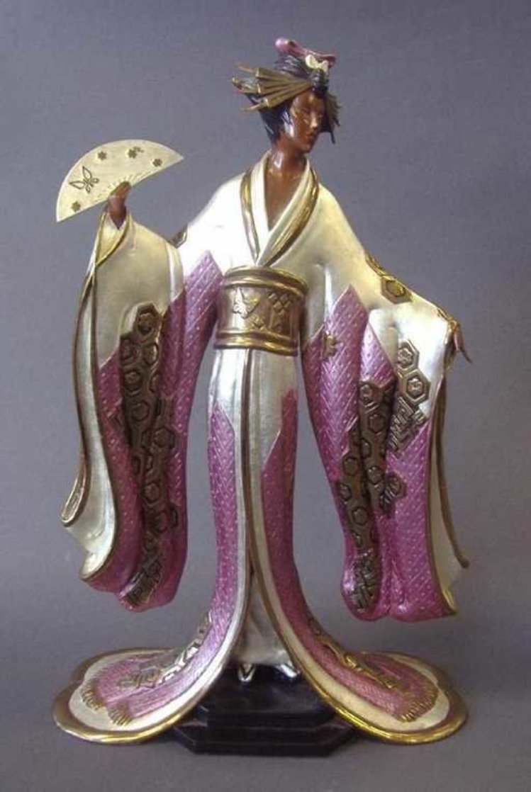 Madame Butterfly Bronze Sculpture 1990 20 in Sculpture by Erte Madame Butterfly Bronze Sculpture 1990 20 in Sculpture by Erte