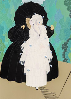 Debutante 1985 Limited Edition Print - Erte Debutante 1985 Limited Edition Print - Erte