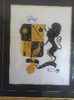 Zodiac Suite: Leo 1982 Limited Edition Print by Erte - 3 Zodiac Suite: Leo 1982 Limited Edition Print by Erte - 3
