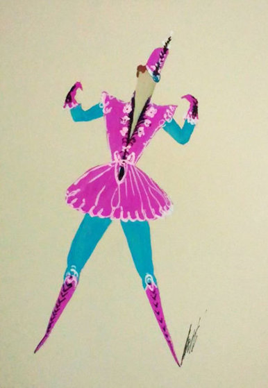 Midsummer Fair 1927 15x12 by  Erte