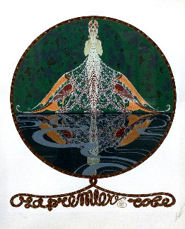 First Dress: Twenties Remembered Again Suite 1978 Limited Edition Print - Erte First Dress: Twenties Remembered Again Suite 1978 Limited Edition Print - Erte