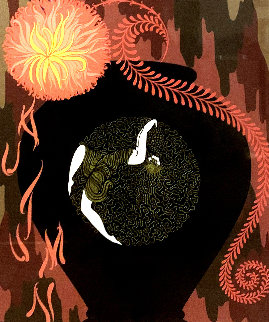 Autumn Song: Twenties Remembered Again Suite 1978 Limited Edition Print - Erte Autumn Song: Twenties Remembered Again Suite 1978 Limited Edition Print - Erte