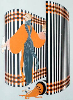 Coquette 1981 Limited Edition Print - Erte Coquette 1981 Limited Edition Print - Erte