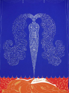 Le Rideau De l'Hiver AP Limited Edition Print - Erte Le Rideau De l'Hiver AP Limited Edition Print - Erte
