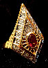 Gala Performance State III Gold Ring 1990 Jewelry by  Erte - 0