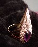 Peacock Gold Ring 1990 Jewelry by  Erte - 2