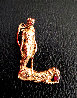 Letter L Gold Pendant 1990 Jewelry by  Erte - 1