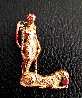 Letter L Gold Pendant 1990 Jewelry by  Erte - 0