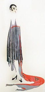 Vamp 1979 Limited Edition Print - Erte Vamp 1979 Limited Edition Print - Erte
