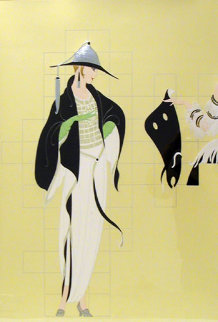 Haute Couture 1987 Limited Edition Print - Erte Haute Couture 1987 Limited Edition Print - Erte