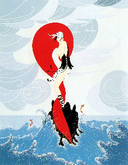 Stranded 1983 Limited Edition Print - Erte Stranded 1983 Limited Edition Print - Erte