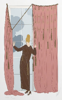 Cloudy Morning 1980 Limited Edition Print - Erte Cloudy Morning 1980 Limited Edition Print - Erte