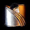 Silver Cuff Bracelet 1980 6 in Jewelry by  Erte - 0