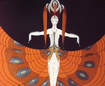 Hindu Princess 1987 Limited Edition Print - Erte Hindu Princess 1987 Limited Edition Print - Erte