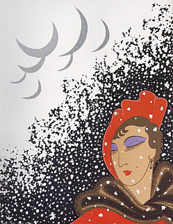 Seasons Suite: Winter 1975 Limited Edition Print - Erte Seasons Suite: Winter 1975 Limited Edition Print - Erte